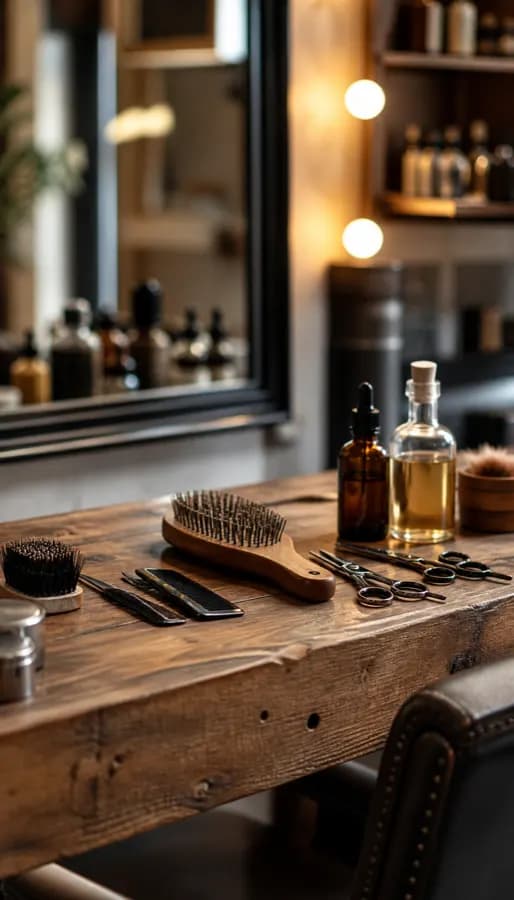 Sample ad image prepared for a hair salon business