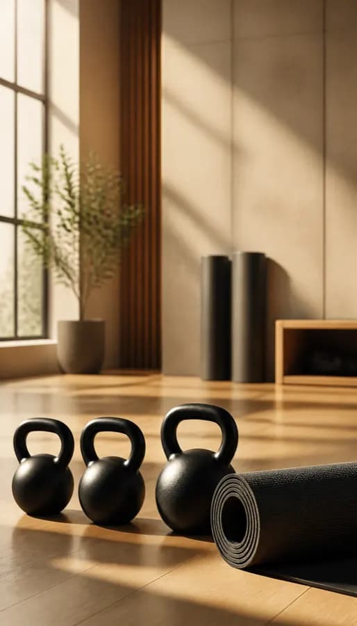 Sample ad image prepared for a gym business